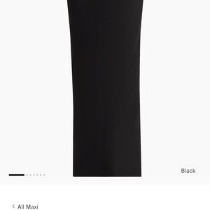 A.L.C. Classic Black Maxi Skirt